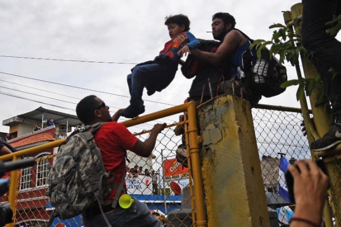 caravana migrante centroamericanos