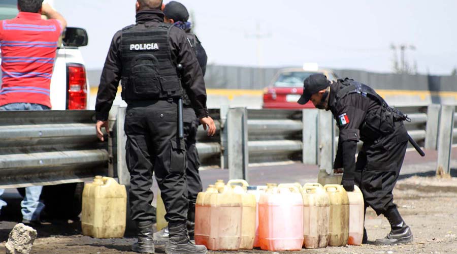 Recuperan gasolina y camioneta robada en Ocotlán, Jalisco
