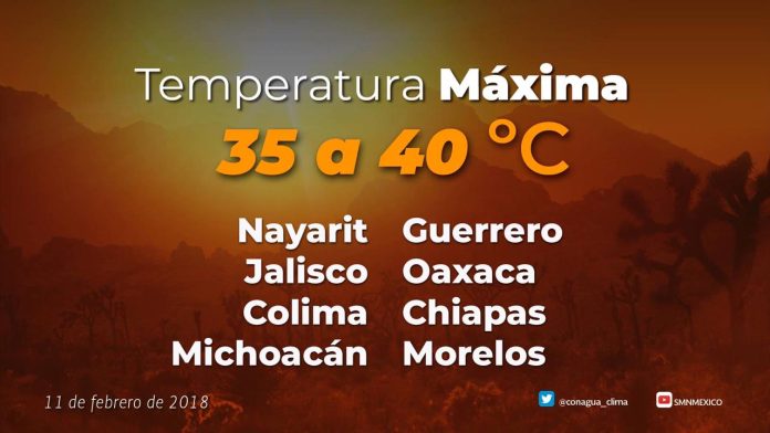 Jalisco Partidero Clima Conagua calor