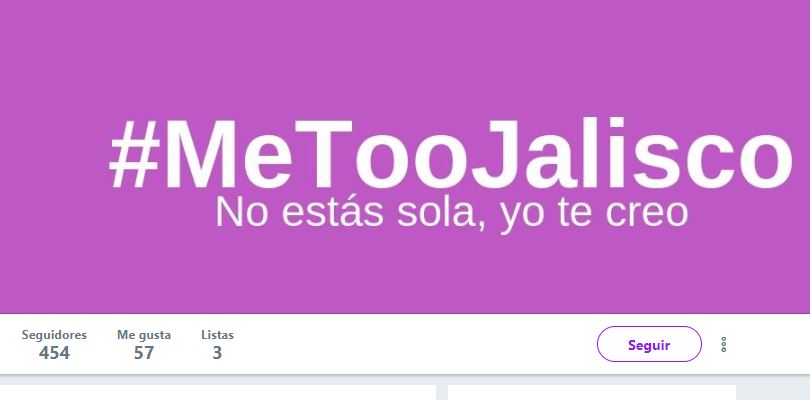 Lanzan #MeTooJalisco para denunciar acoso y hostigamiento sexual