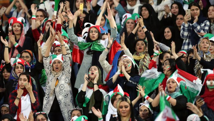 estadio teherán fifa ap partidero futbol mujeres irán