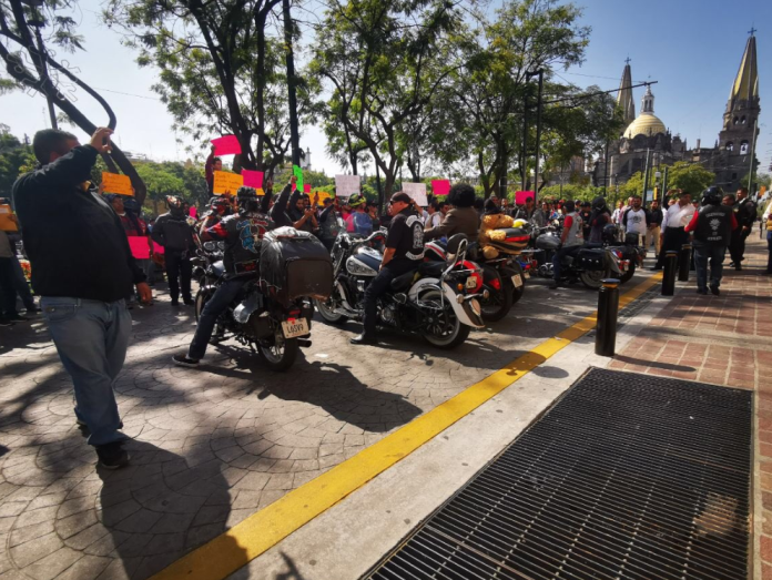 motociclistas-guadalajara-partidero-jalisco-refrendo-manifestación-protesta
