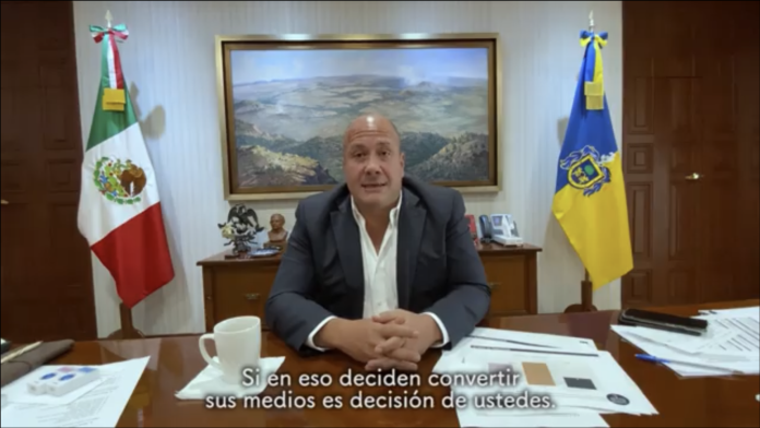 Enrique alfaro-partidero-jalisco-chantaje-el informador-mural-mentiras