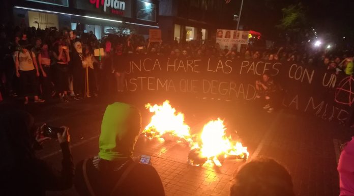 Violencia-partidero-marcha-mujeres-guadalajara-felinistas-8 de marzo-feministas