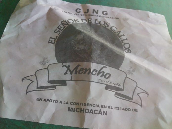 el mencho-cjnng-michoacán-despensas-partidero