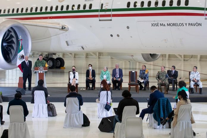 rifa-hangar presidencial-avión presidencial-amlo-lópez obrador-mañanera-partidero-méxico-jalisco