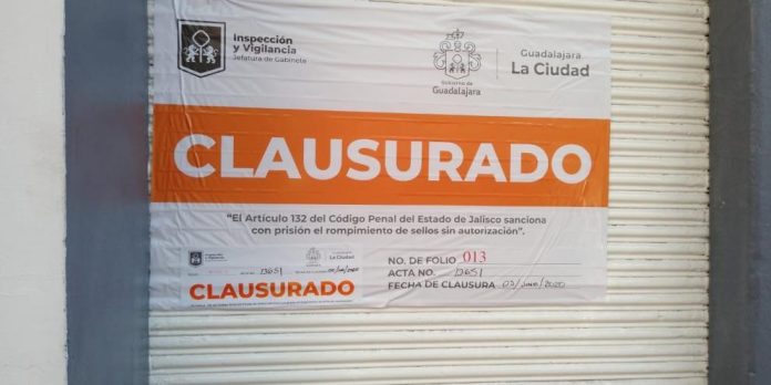 clausura-partidero-guadalajara-gobierno-restaurantes-bares-hotel-epidemia-covid-19