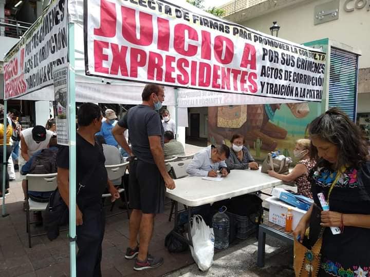 Comienza en Jalisco recolección de firmas para enjuiciar expresidentes
