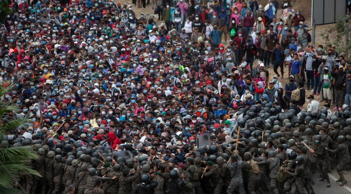 caravana migrante-guatemala-honduras