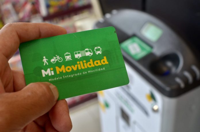 tarjeta bancaria-mi transporte-mi movilidad-partidero-pago