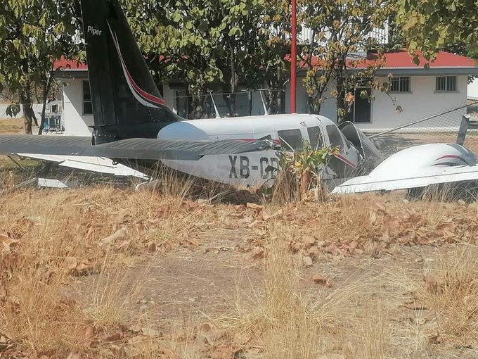 Geraldine, alcaldesa de Tepic se accidenta en avioneta, se encuentra fuera de peligro