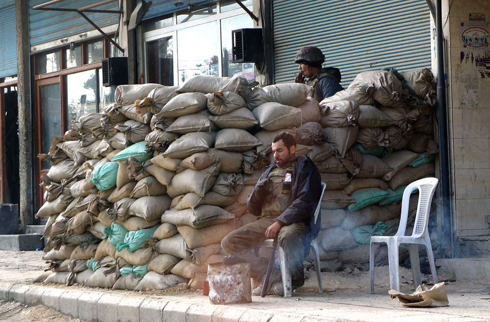 siria, partidero, guerra civil, Damasco