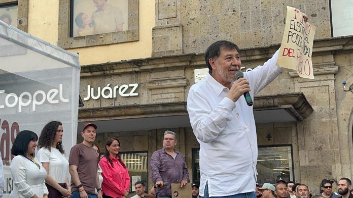 noroña, guadalajara, asamble informativa, elección poder judicial
