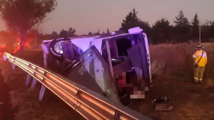 Accidente de camión turístico en Michoacán, Maravatío.