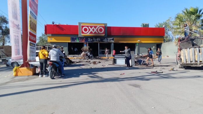 oxxos incendiados durante la muerte de El Mencho