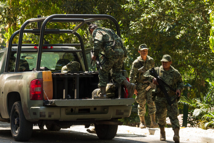 sedena, explosiones, ixtapa, partidero