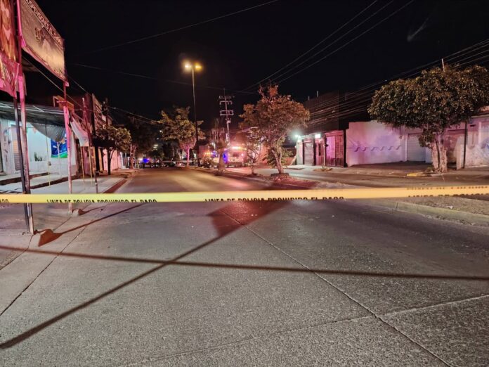 La escena del crimen fue asegurada. Foto: Guardia Nocturna.