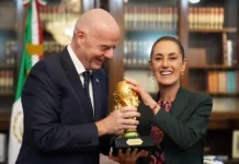 Sheinbaum viajará a la final del Mundial 2026: Buscará encuentro diplomático con Trump y Carney sheibaum fifa mundial final